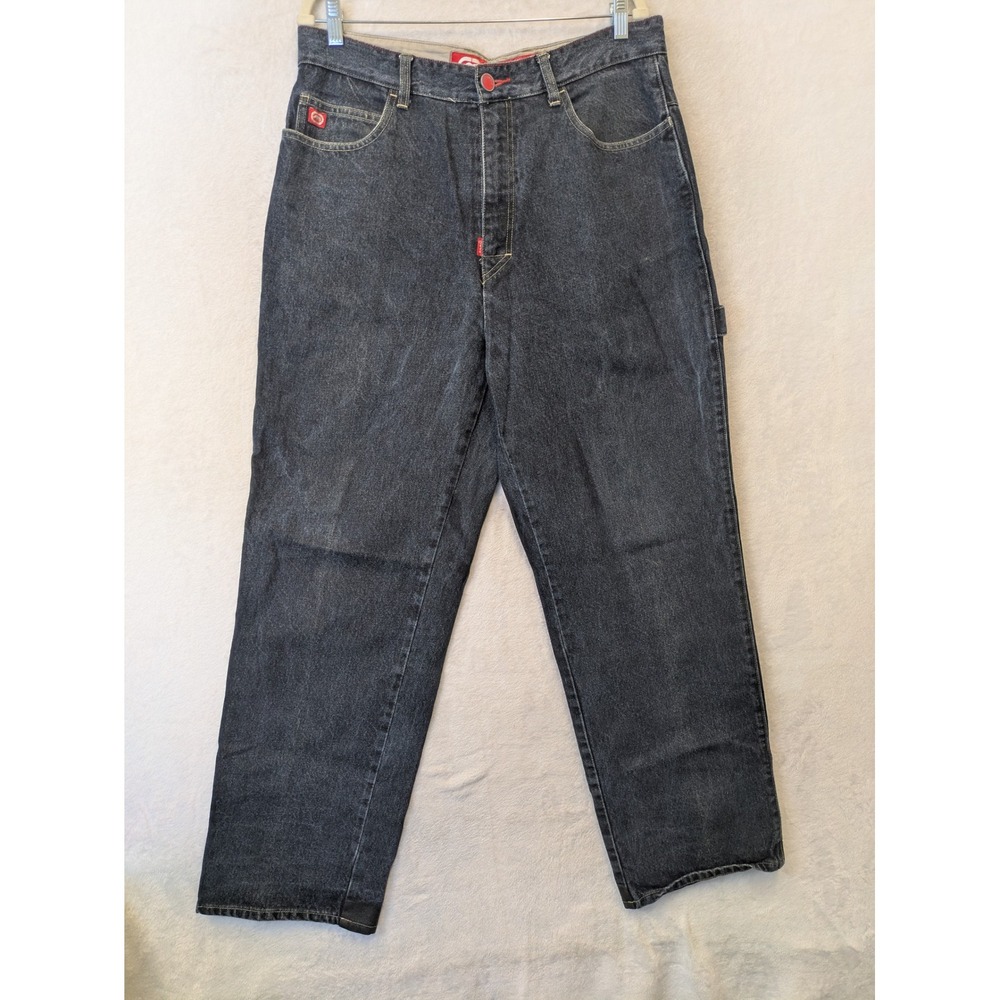 Ecko Unltd Mens Baggy Jeans 36x32 Dark Wash Y2K‎ Hip Hop Streetwear